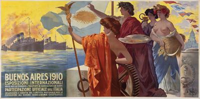 Buenos Aires Argentina, Esposizioni Internazionali 1910.