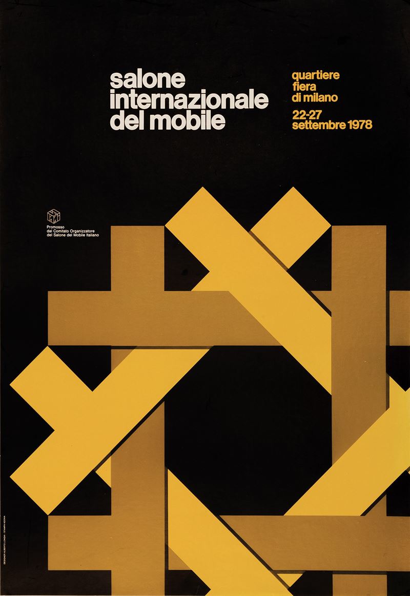 Alberto Longhi : Salone Internazionale del Mobile 1978  - Asta Manifesti d'Epoca - Cambi Casa d'Aste