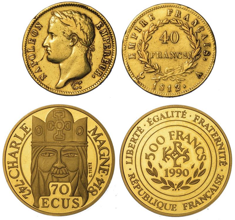 FRANCIA. Lotto di due monete.  - Asta Numismatica - I - Cambi Casa d'Aste