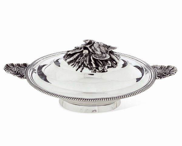 Legumiera. Argenteria milanese del XX secolo. Argentiere Miracoli