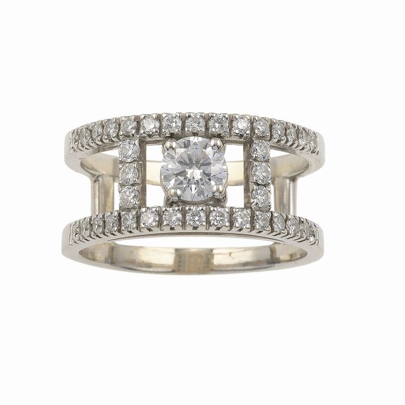 Diamond and gold ring  - Auction Fine Jewels - Cambi Casa d'Aste