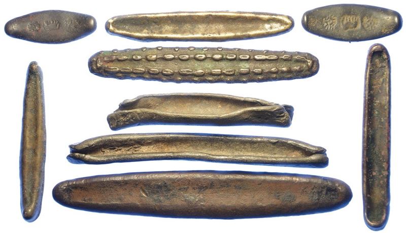 THAILANDIA E LAOS. Lotto di nove monete.  - Asta Numismatica - I - Cambi Casa d'Aste