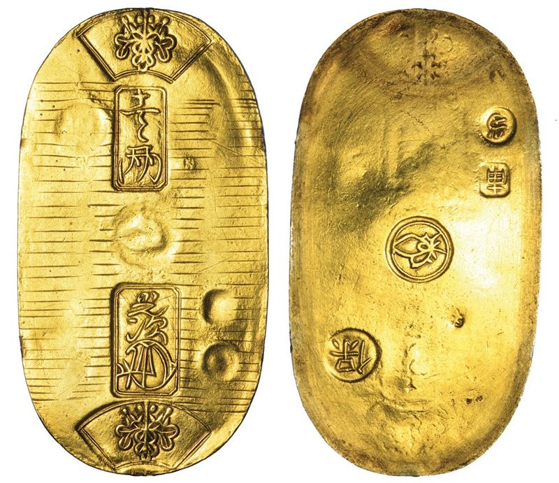 GIAPPONE. NINKO, 1817-1846. Ryo o Koban (1837-1858).  - Asta Numismatica - I - Cambi Casa d'Aste