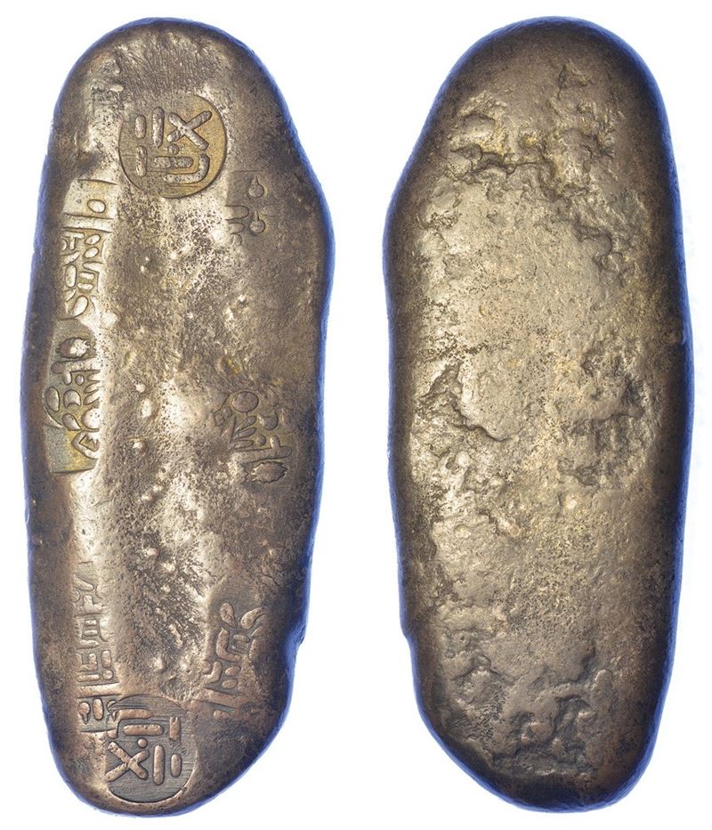 GIAPPONE - ERA ANSEI, 1853-1860. Chogin.  - Asta Numismatica - I - Cambi Casa d'Aste