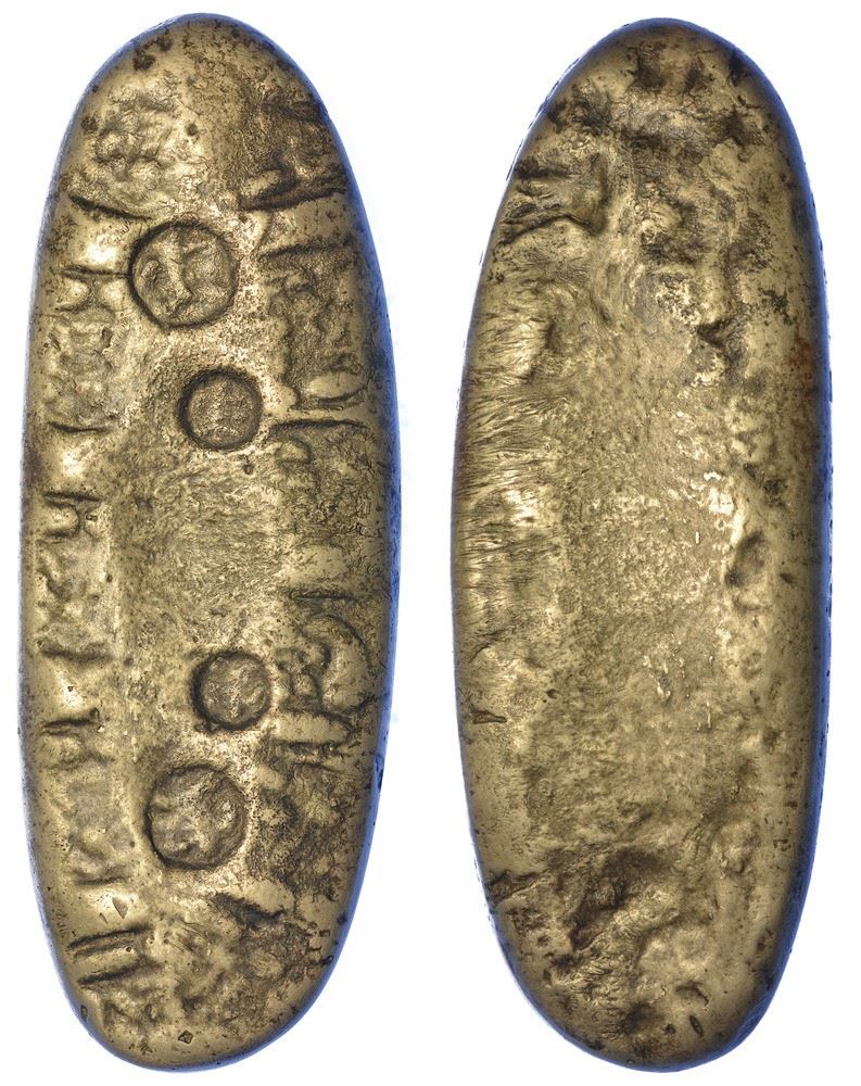 GIAPPONE - ERA HOEI, 1711-1712. Chogin.  - Auction Numismatics - I - Cambi Casa d'Aste