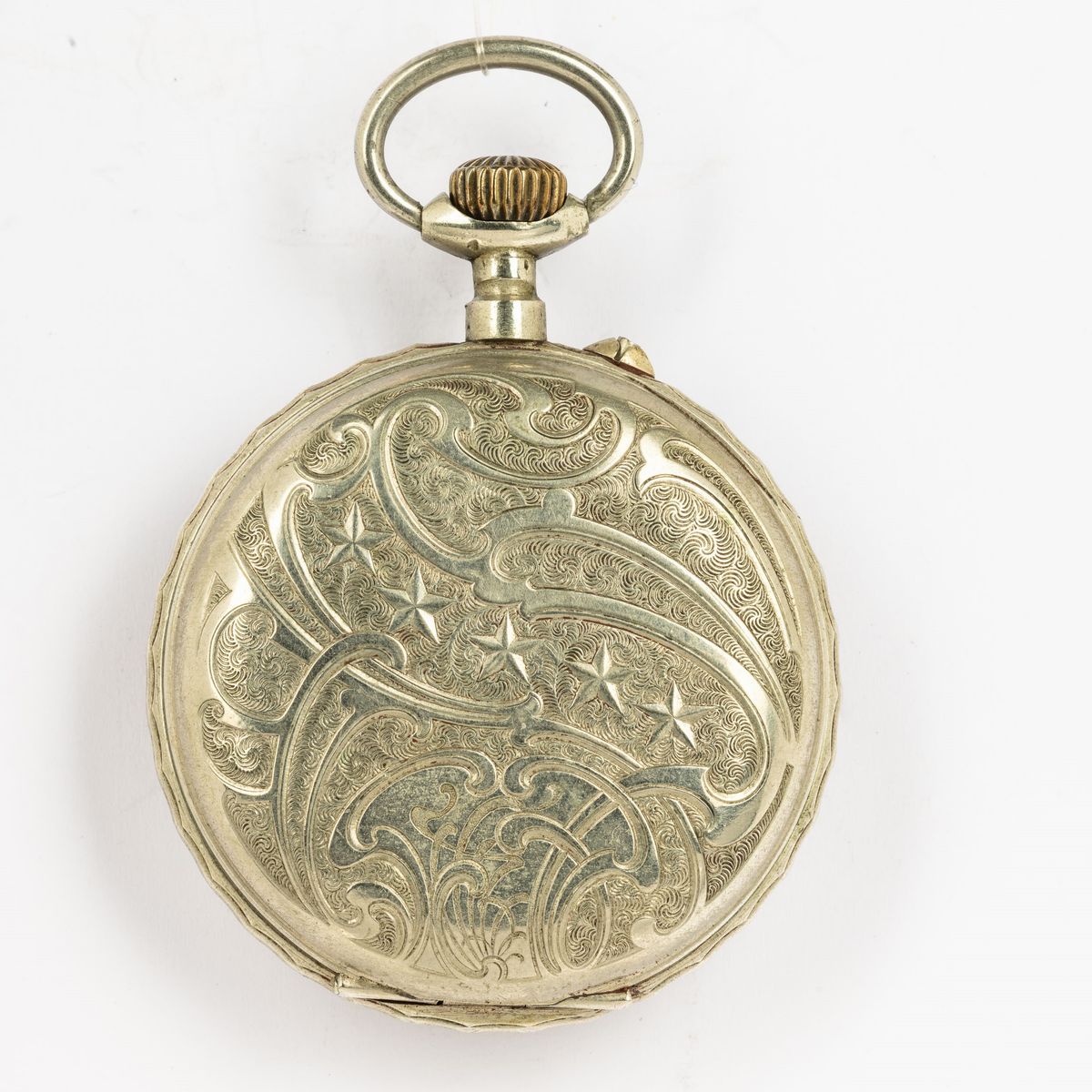 Orologio da Tasca Sistema Roskopf del 1900 Circa, Cassa in Metallo