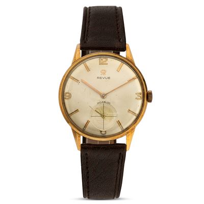 Solo Tempo in Oro Giallo 18k, Carica Manuale, Quadrante Argentè e Piccoli Secondi, 35 MM