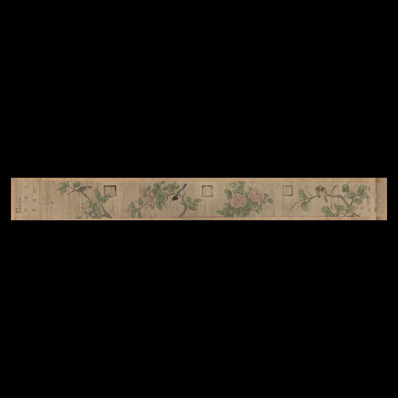 A paper scroll by Lang Shining, China  - Auction Fine Chinese Works of Art - Cambi Casa d'Aste
