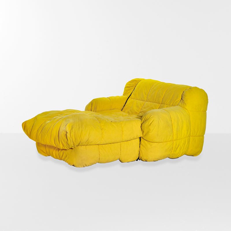 Cini Boeri : Poltrona chaise longue mod. Strips  - Asta Design - Cambi Casa d'Aste