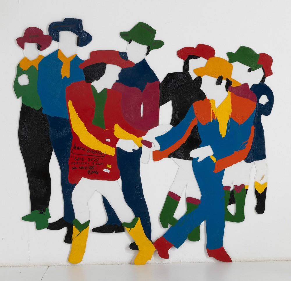 Marco Lodola - Cow Boys - perspex e smalti