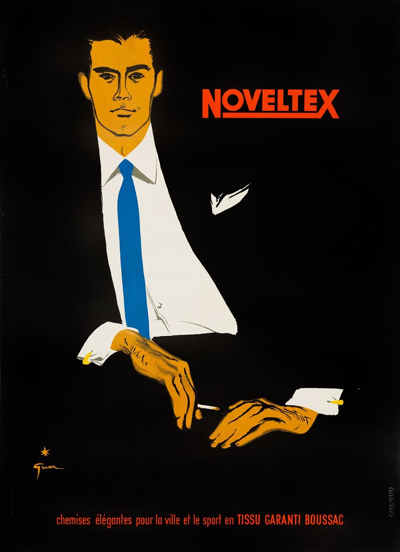 Gruau Renè : Noveltex  - Auction POP Culture and Vintage Posters - Cambi Casa d'Aste
