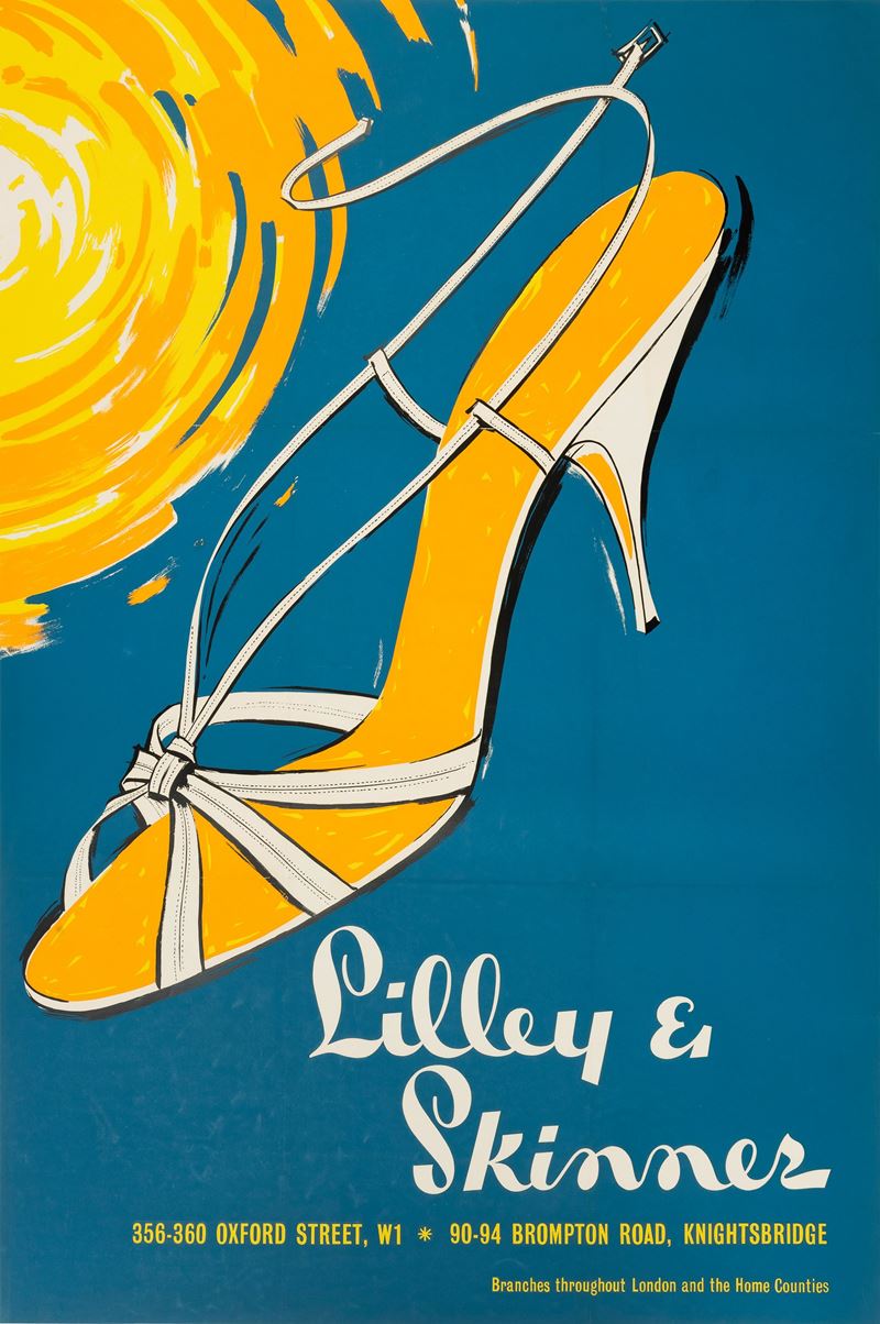 Anonimo : Calzature Lilley e Skinner  - Auction POP Culture and Vintage Posters - Cambi Casa d'Aste