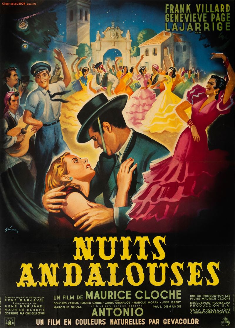 Artista non identificato : Nuits Andalouses  - Auction POP Culture and Vintage Posters - Cambi Casa d'Aste