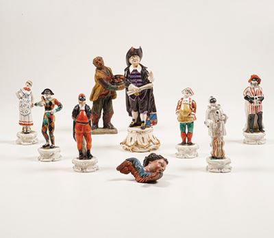 Nove Figurine.principalmente Veneto, XX Secolo.