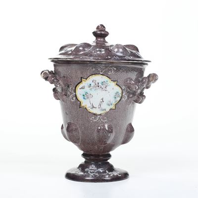 Vaso Brucia Profumi.savona, Manifattura Ferro, XVIII Secolo.