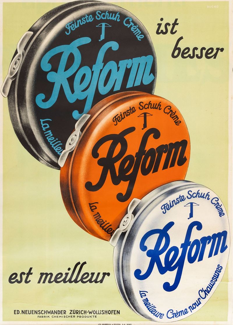 Ducho : Crema Reform  - Auction POP Culture and Vintage Posters - Cambi Casa d'Aste