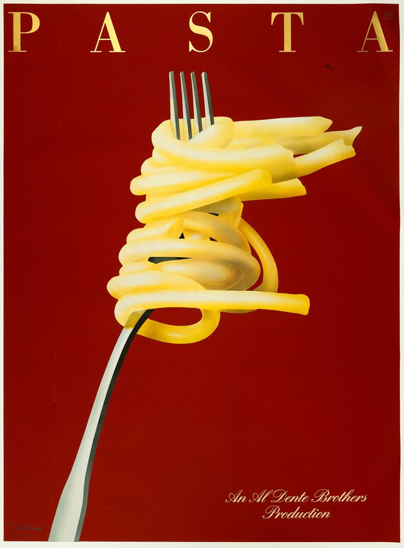 Courbouleix "Razzia" Gerard : Pasta  - Auction POP Culture and Vintage Posters - Cambi Casa d'Aste