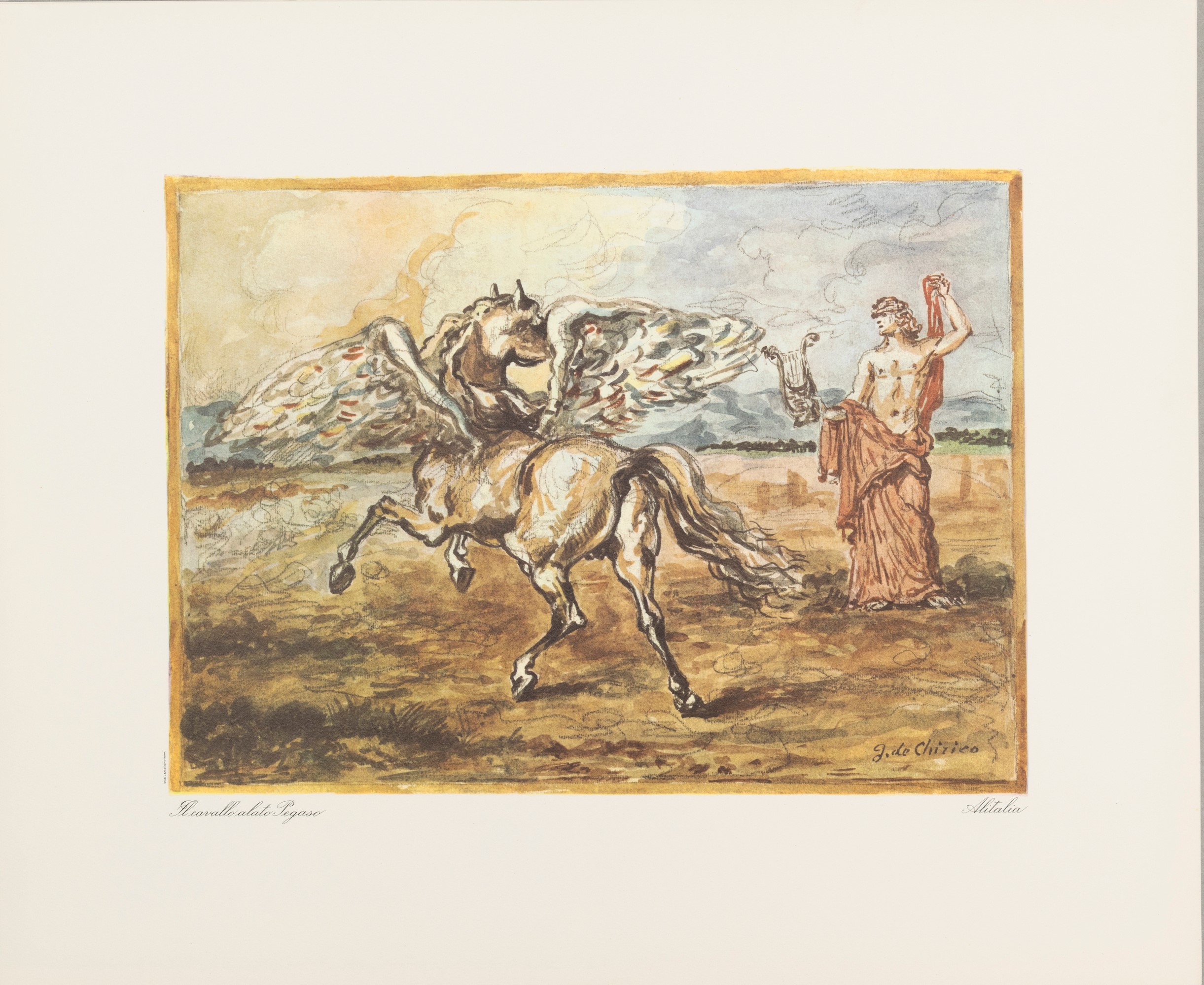 Giorgio De Chirico - Senza Titolo