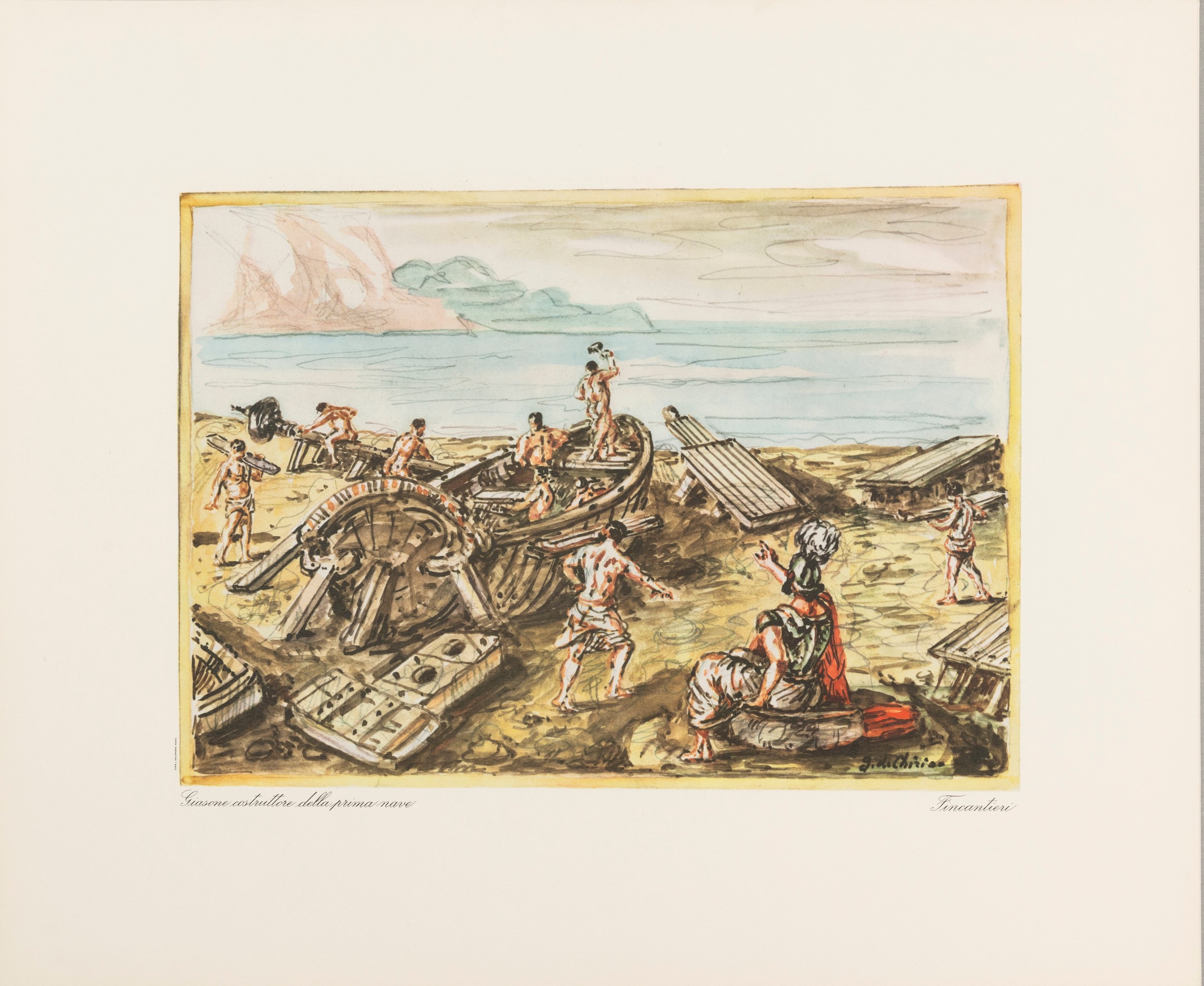 Giorgio De Chirico - Senza Titolo