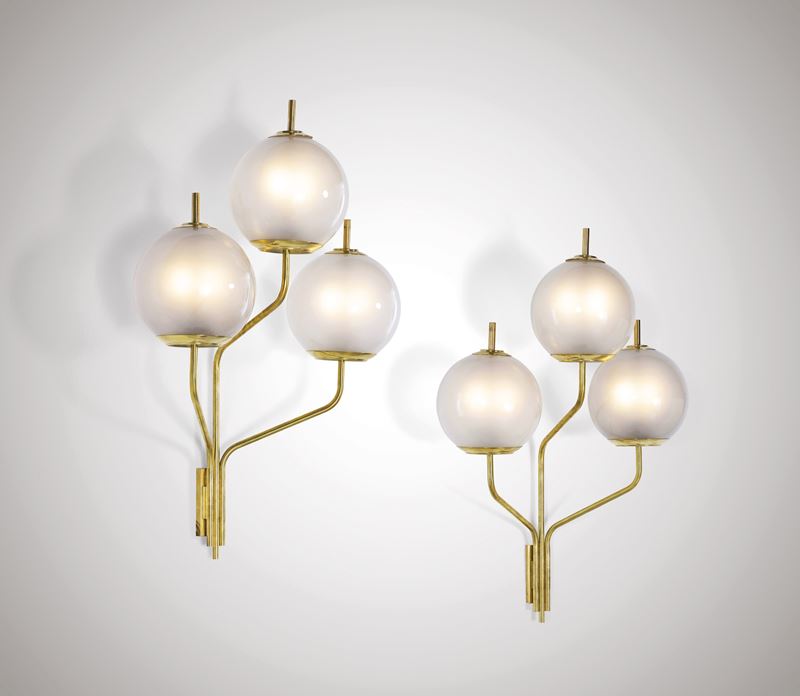 Stilnovo : Due lampade a parete  - Auction Design 200 - Cambi Casa d'Aste