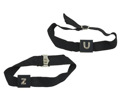 Due Bracciali con Iniziali in Onice e Diamanti