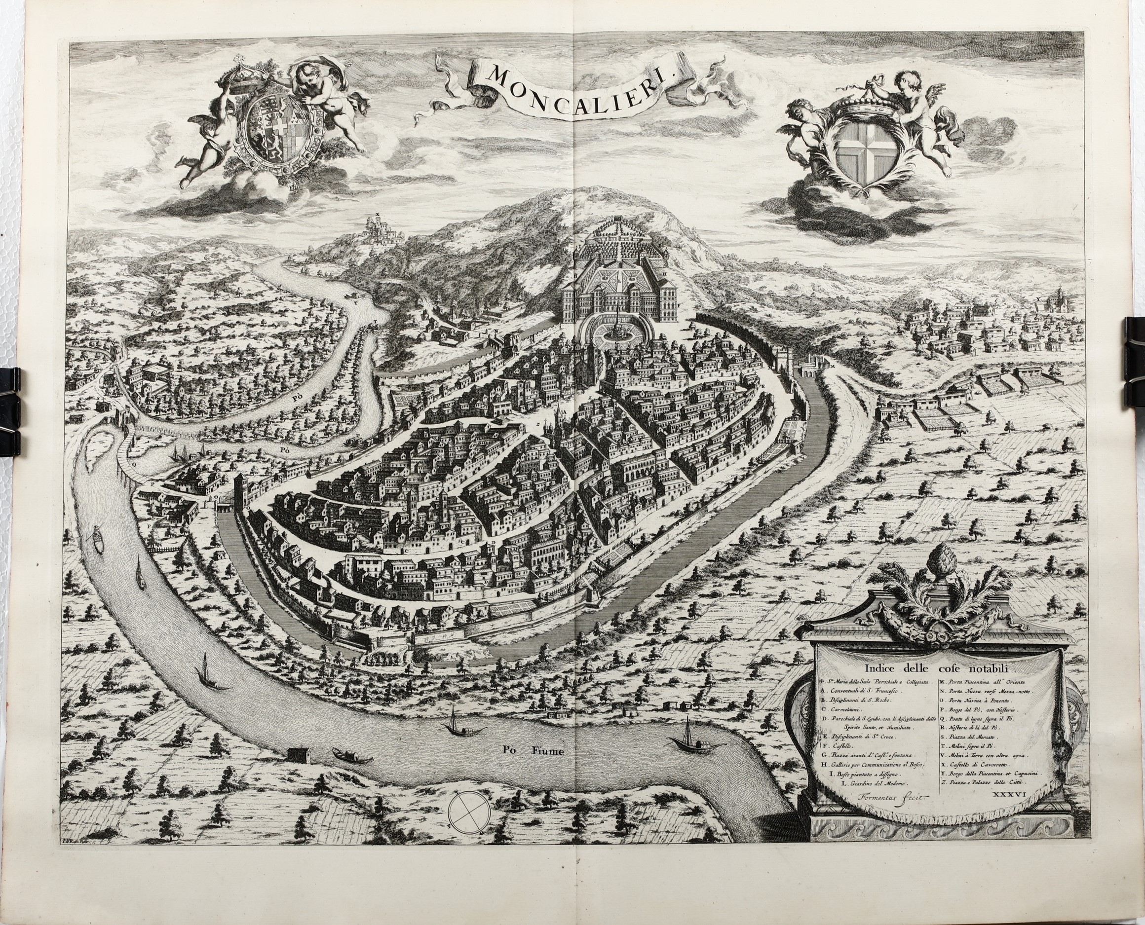 Johan Blaeu - Blaeu Johan Nouveau Theatre Du Piemont Et De la Savoye. Ou Description Exacte De Le...