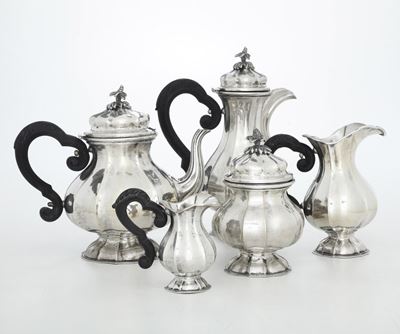 Servizio da Tè e Caffè. Argenteria Artistica Italiana, Prima Metà del XX Secolo