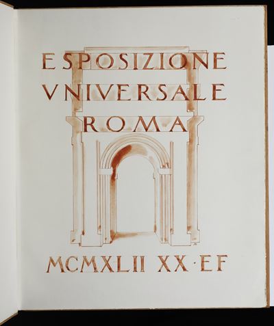 Bucci Anselmo Esposizione Universale Roma 1942 (prototipo)