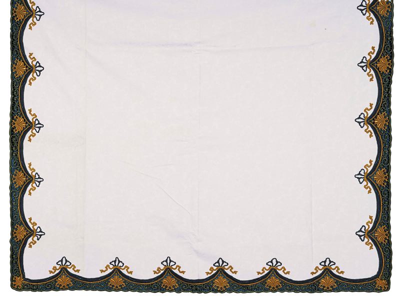 Tovaglia Jesurum con 12 tovaglioli Venezia, XX secolo  - Auction L'Art de la Table - Cambi Casa d'Aste
