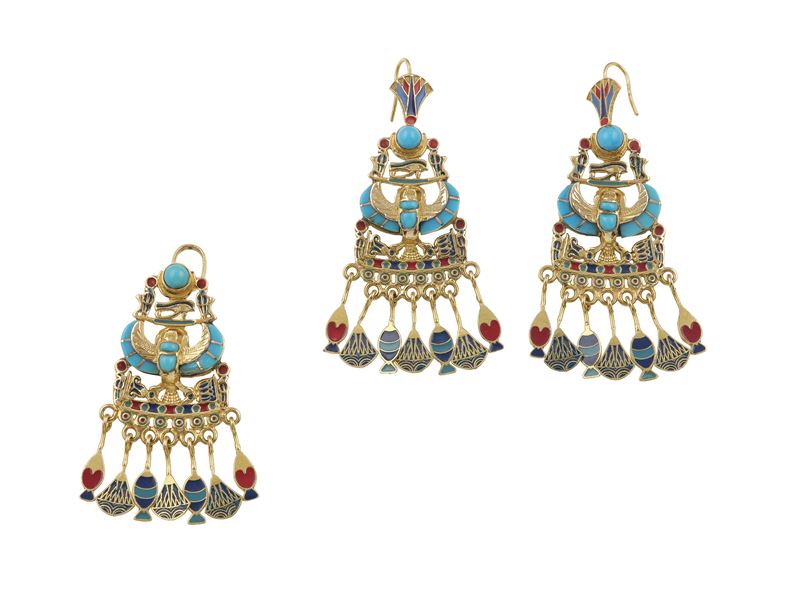 “Retour d’Egypte” demi-parure  - Auction Fine Jewels - Cambi Casa d'Aste