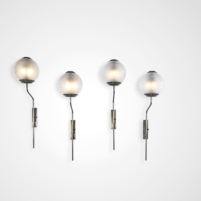 Luigi Caccia Dominioni : Quattro lampade a parete mod. LP11   - Auction Design 200 - Cambi Casa d'Aste
