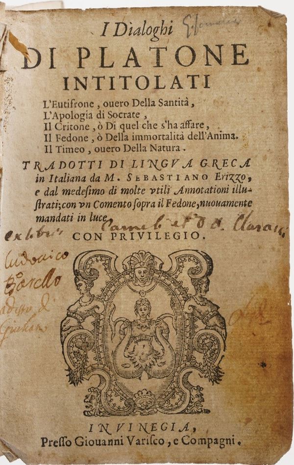 Publio Ovidio Nasone. Le Metamorfosi.. ridotte da Giò Andrea dell'Anguillara in ottava rima...Venezia, Conzani, 1677.