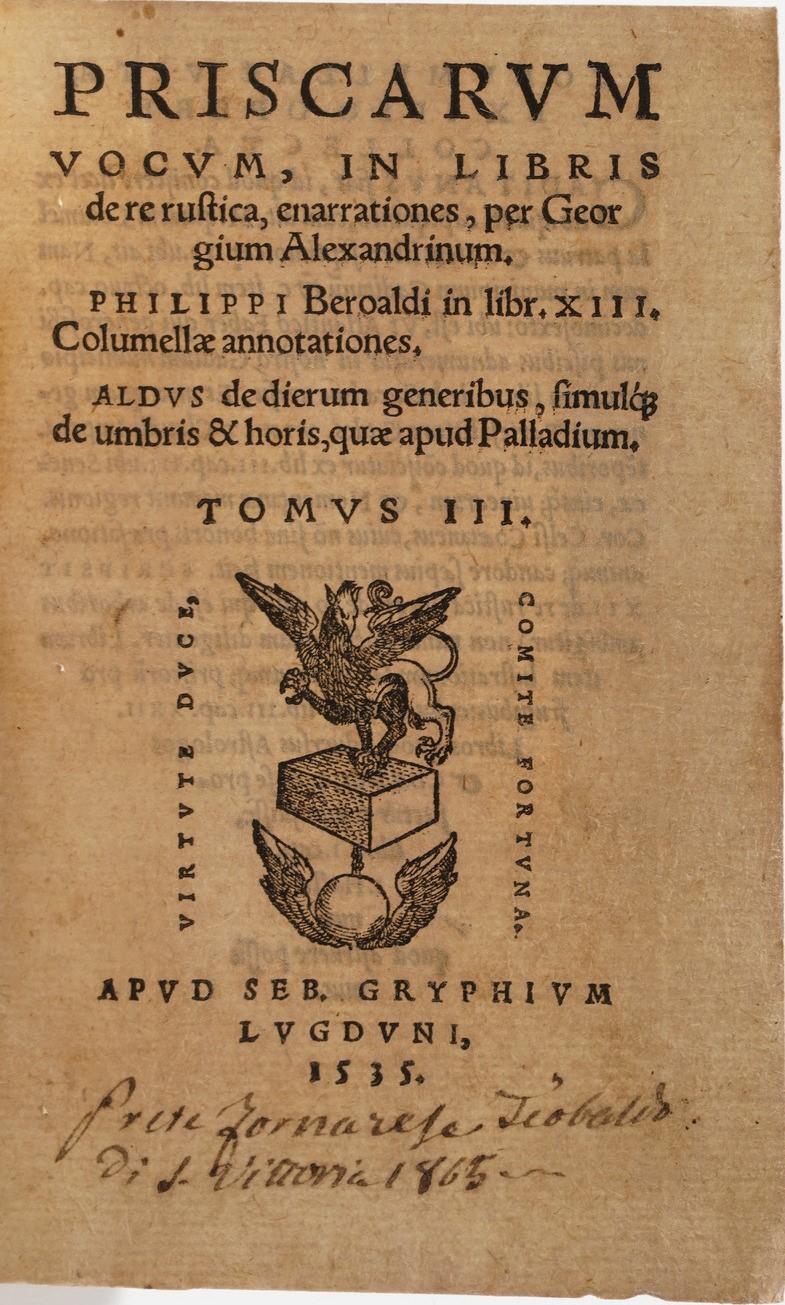 Publio Ovidio Nasone. le Metamorfosi.. Ridotte da Giò Andrea Dell'anguillara in Ottava Rima...ven...
