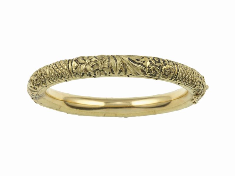 Gold bangle  - Auction Fine Jewels - Cambi Casa d'Aste