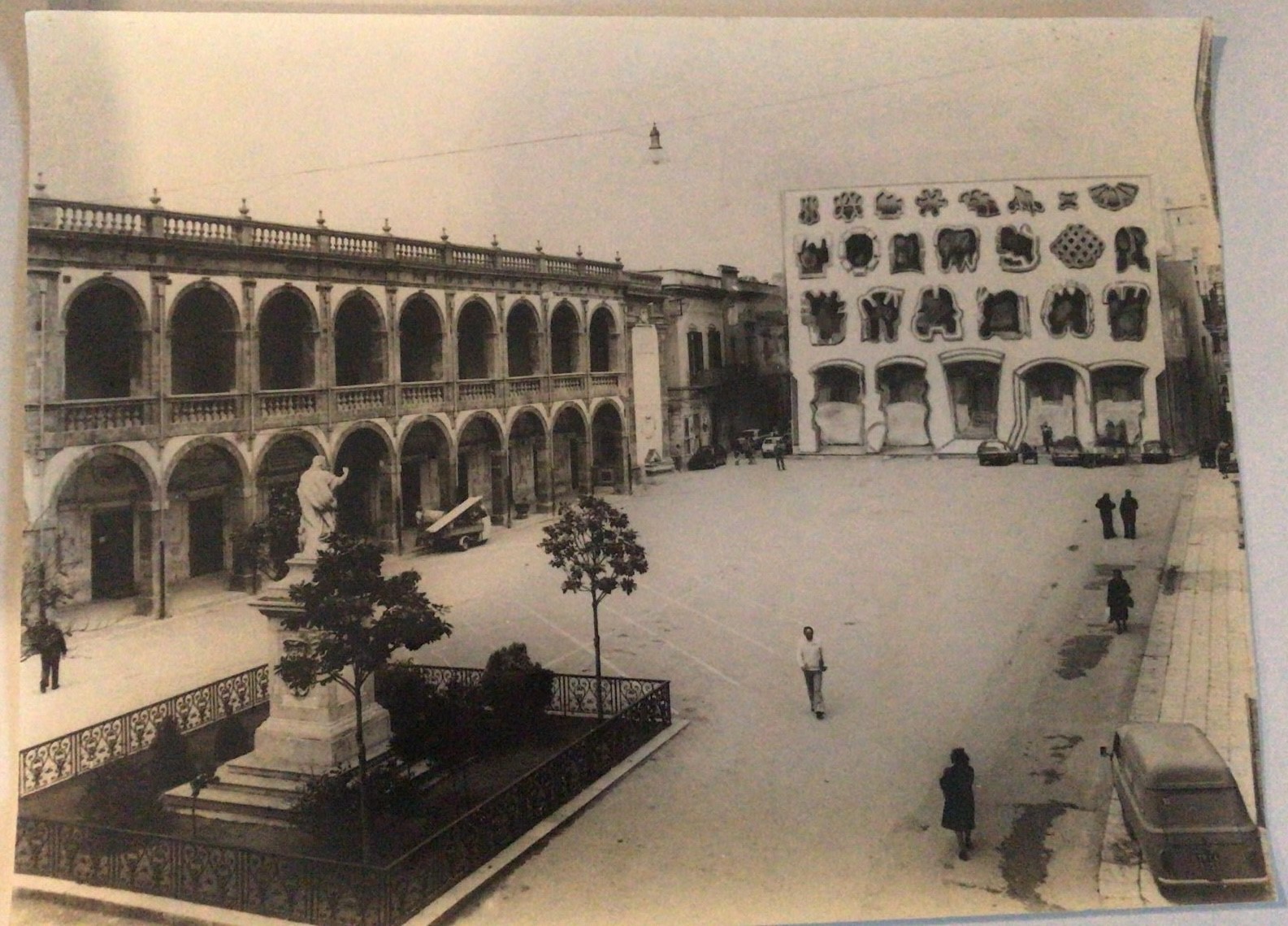 Pietro Consagra - Progetto di facciata per il Palazzo Comunale di Mazara del Vallo, legno dipinto...