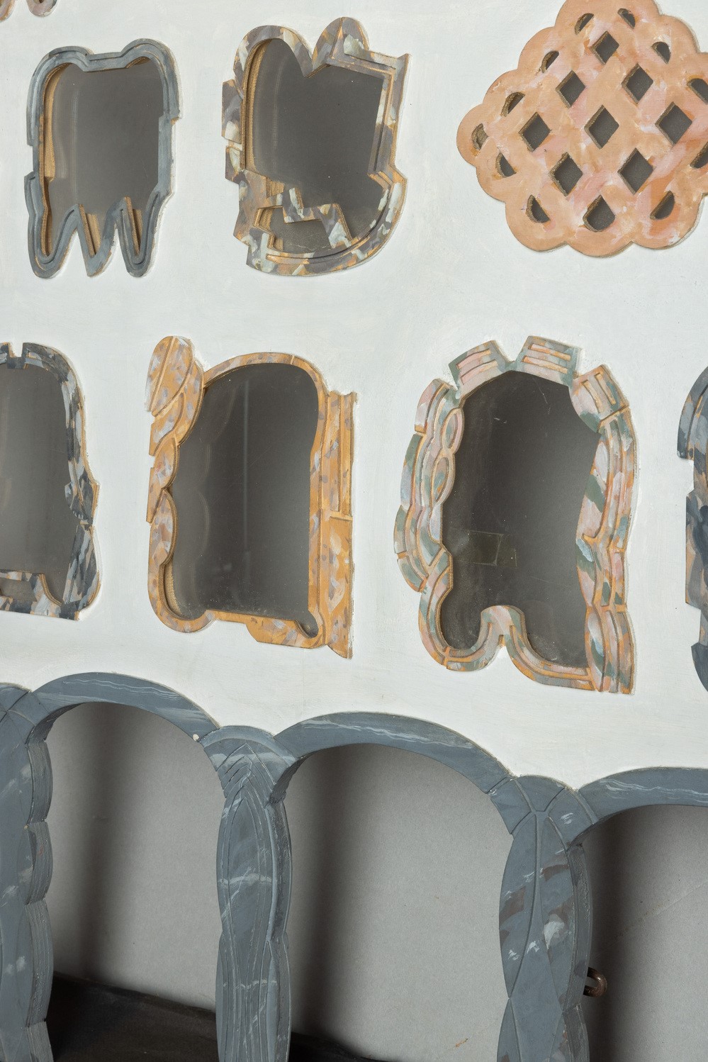 Pietro Consagra - Progetto di facciata per il Palazzo Comunale di Mazara del Vallo, legno dipinto...