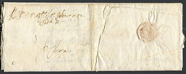 1614, Repubblica di Venezia, lettera per Chioggia del 18 maggio 1614