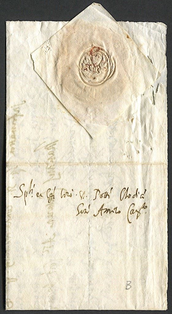 1618, Repubblica di Venezia, lettera dal Tribunale di Venezia del 18 luglio 1618  - Auction Postal History and Philately - Cambi Casa d'Aste