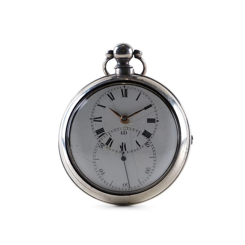 Orologio da tasca con cassa in argento, 1830 circa Provenienza…  - Auction Pendulum and clocks - Cambi Casa d'Aste