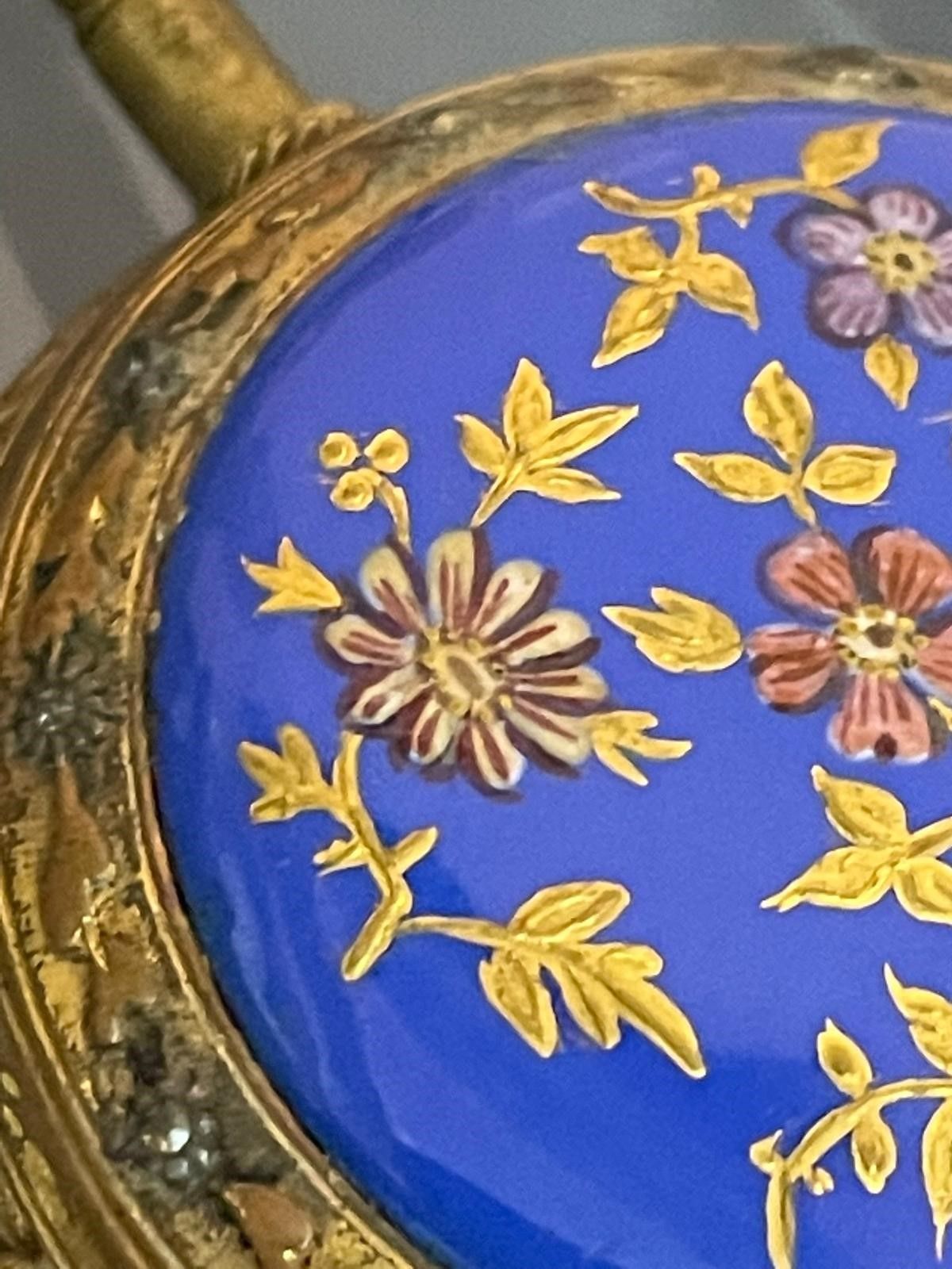 Theodore Avril: Orologiaio in Parigi nella Metà del XVIII Secolo. Orologio in Doppia Cassa in Ram...