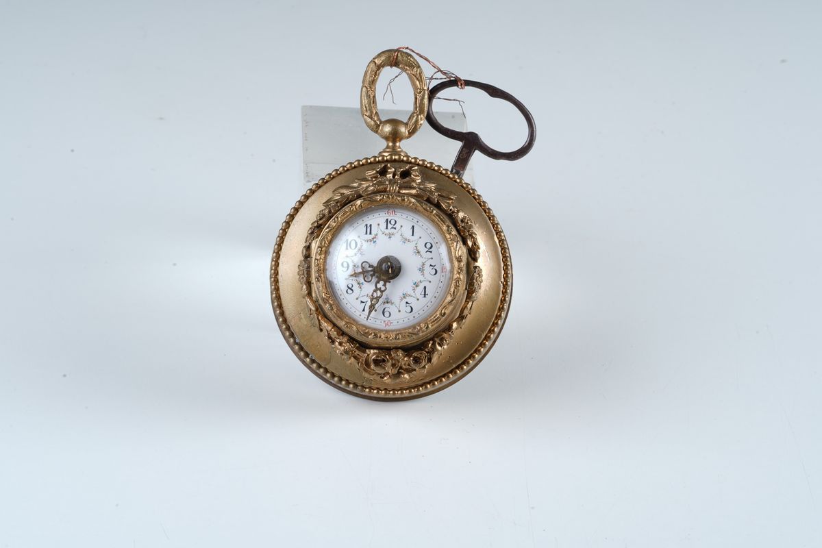 Piccolo Orologio da Appendere con Quadrante Dipinto