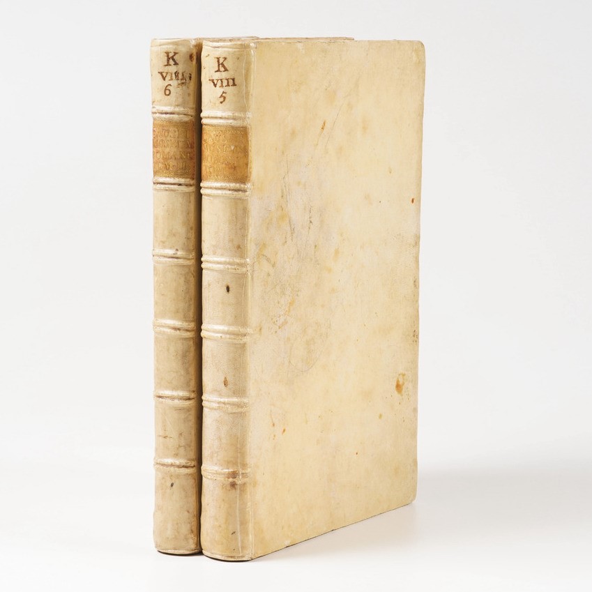 Causeus Michaelis Angeli Romanum Museum Sive Thesaurus Eruditae Antiquatis. Roma, Typis Bernabò, ...