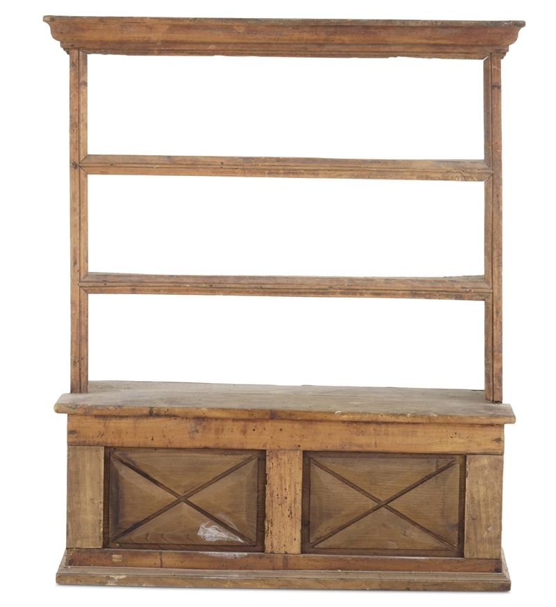 Piattaia in legno  - Asta Antiquariato - Cambi Casa d'Aste