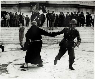 Altare della Patria, Roma, Manifestazione per i Fatti D'ungheria