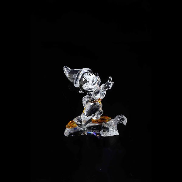 Topolino apprendista stregone.<BR>Swarovski “Disney Mickey sorcerer Large” scs edizione annuale 2009.