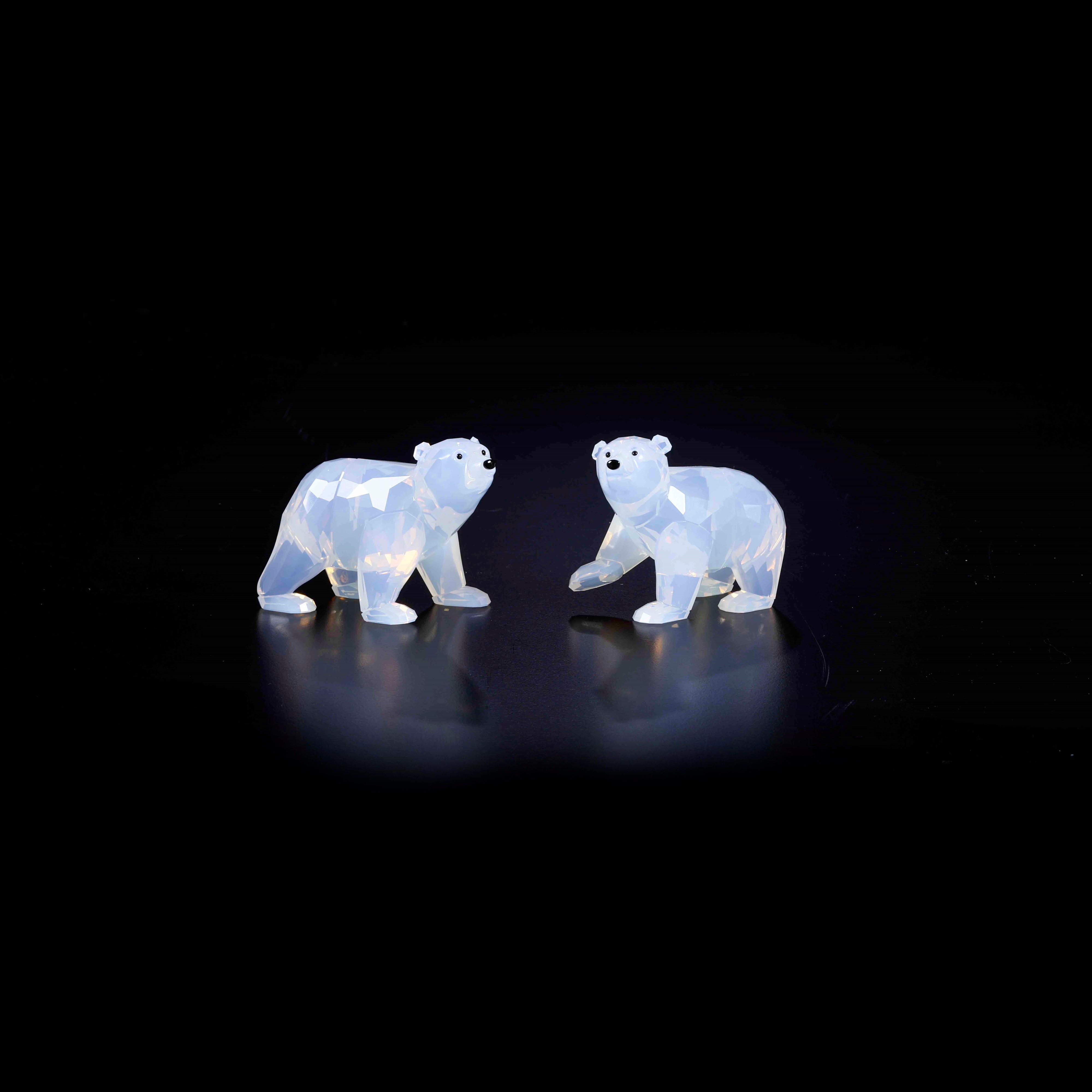 Orecchini Orso Polare In Argento Sterling 925 | 8x7 Mm | Confezione Regalo | Per Donna E Bambina