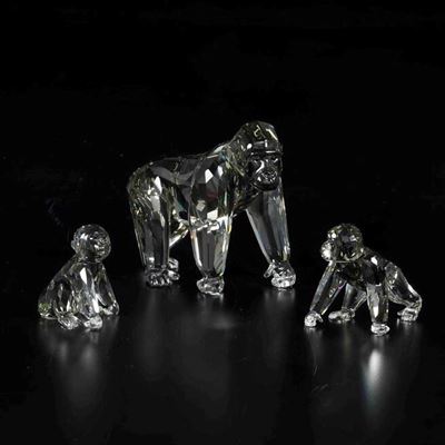 Famiglia di Gorilla.swarovski Scs Edizione Annuale 2009.