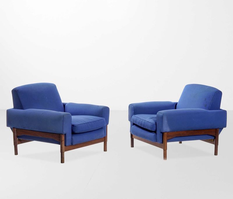 Saporiti : Due poltrone mod. Kiushu.  - Asta Design - Cambi Casa d'Aste