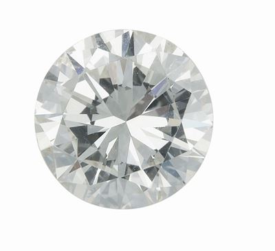 Diamante, taglio brillante ct 1,72; colore N; caratteristiche interne VS1 (fluorescenza UV nulla)...