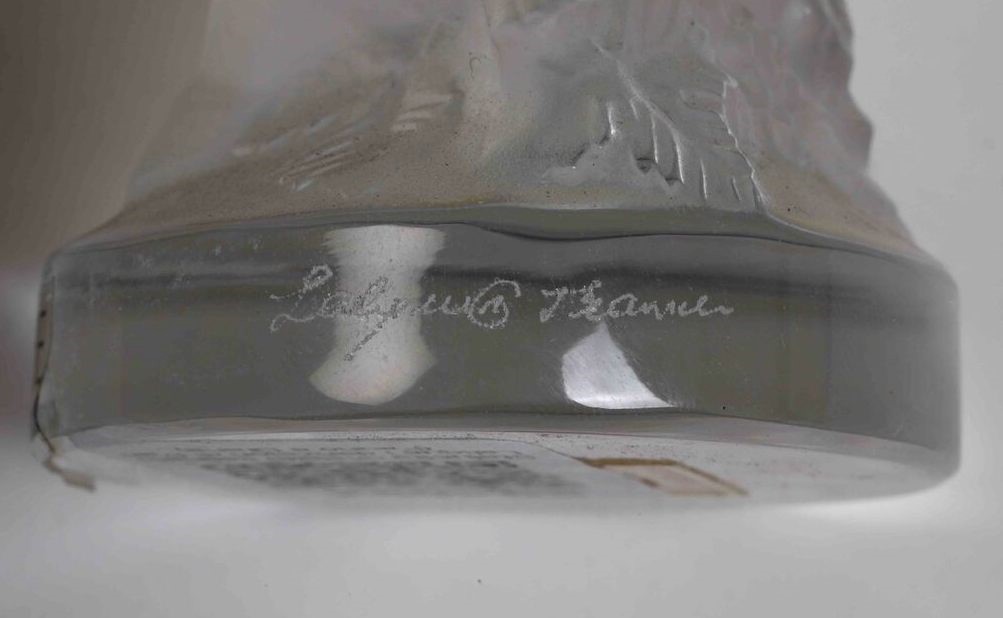 I Danzatori di Pan (fauno e Diana). Cristallo Lalique